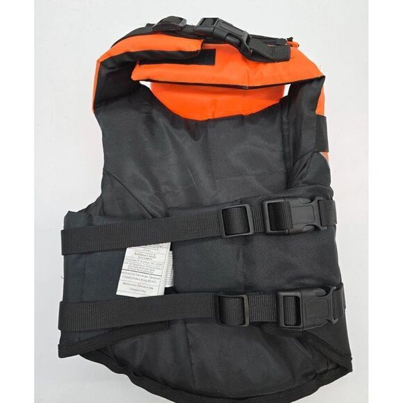 Guardian Gear Dog Life Jacket Small Size Orange Black Reflective Straps Durable - Picture 4 of 8